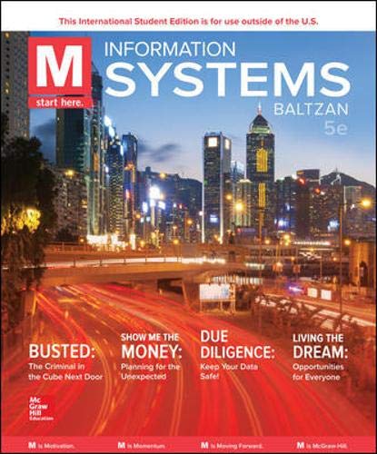 M: Information Systems [Paperback] 5e by Paige Baltzan - Smiling Bookstore