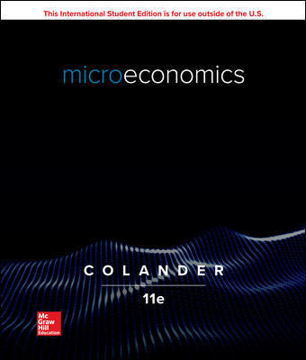 Microeconomics [Paperback] 11e by David Colander - Smiling Bookstore