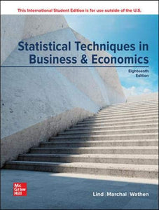 Statistical Techniques in Business and Economics [Paperback] 18e by Lind - Smiling Bookstore