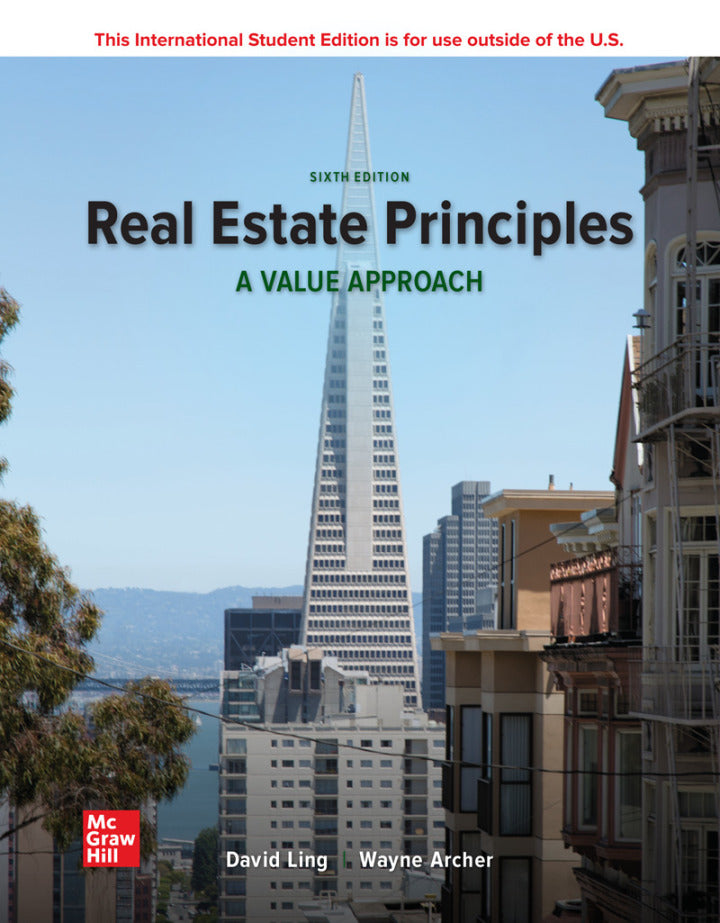 ISE Real Estate Principles: A Value Approach [Paperback] 6e by David C. Ling