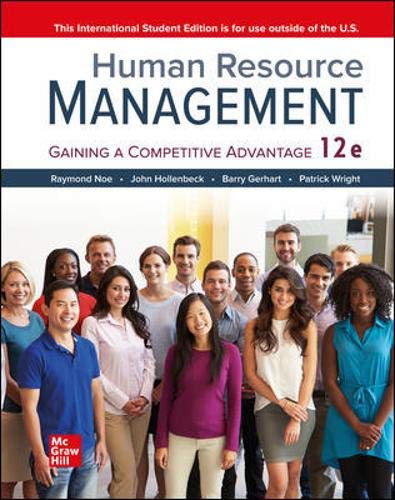 Human Resource Management [Paperback] 12e by Raymond Noe