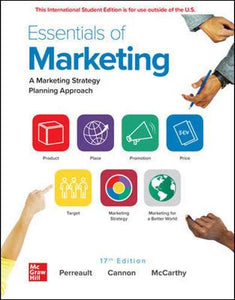 Essentials of Marketing [Paperback] 17e by William Perreault