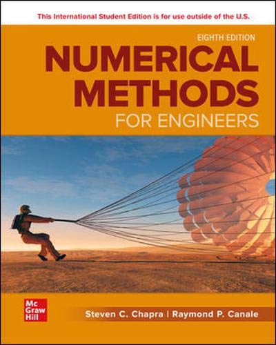 Numerical Methods for Engineers [Paperback] 8e by Steven Chapra - Smiling Bookstore