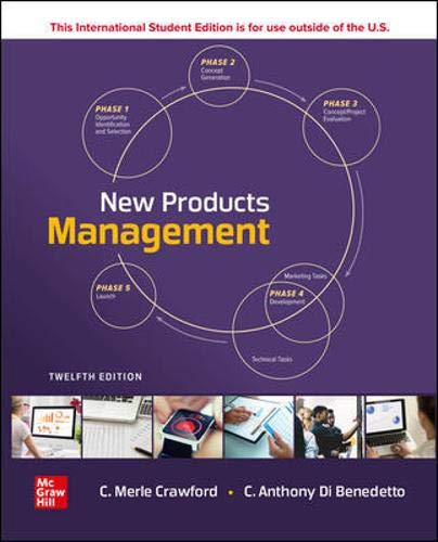 New Products Management [Paperback] 12e by Crawford