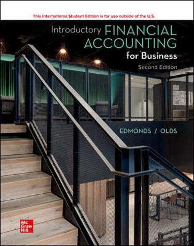 Introductory Financial Accounting for Business [Paperback] 2e by Thomas Edmonds - Smiling Bookstore