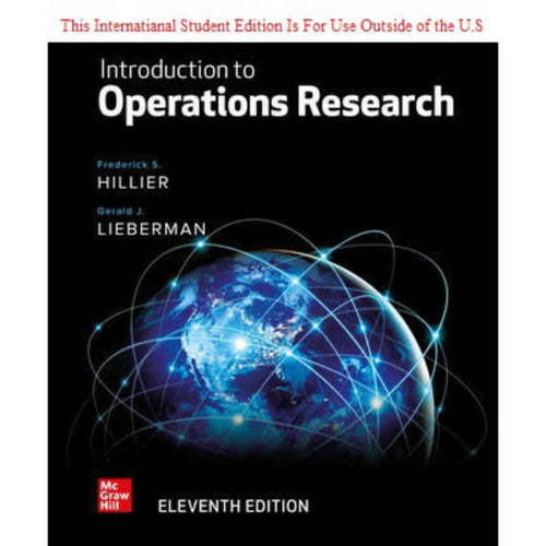 Introduction to Operations Research [Paperback] 11e by Frederick Hillier - Smiling Bookstore