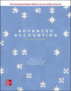 Advanced Accounting [Paperback] 14e by Hoyle