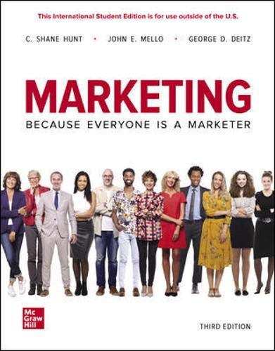 Marketing [Paperback] 3e by Shane Hunt