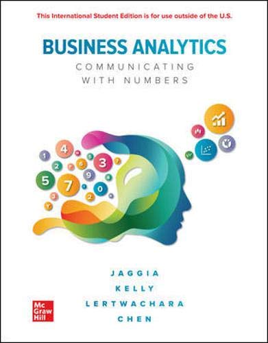 Business Analytics [Paperback] 1e by Sanjiv Jaggia