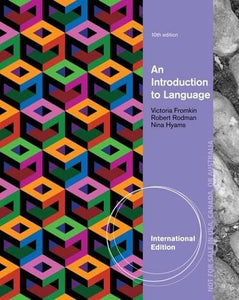 An Introduction to Language, International Edition [Paperback] 10e by Fromkin - Smiling Bookstore