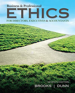 Business & Professional Ethics [Paperback] 7e by Leonard J. Brooks - Smiling Bookstore