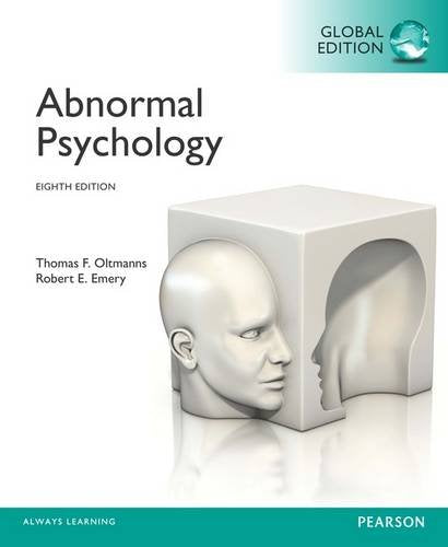 Abnormal Psychology, Global Edition 8e by Oltmanns - Smiling Bookstore :-)