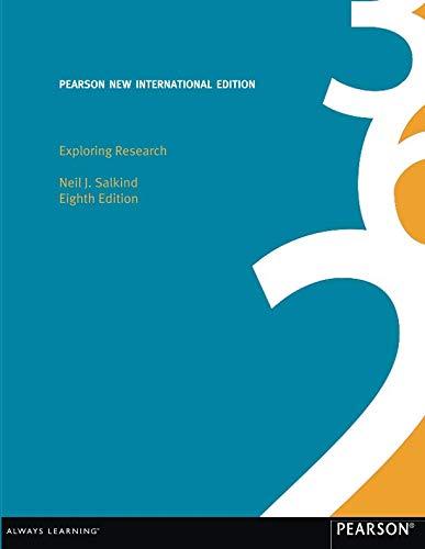 Exploring Research: Pearson New International Edition [Paperback] 8e by Salkind - Smiling Bookstore