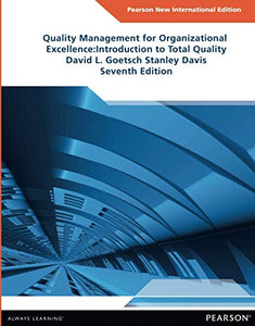 Quality Management for Organizational Excellence (PNIE) [Paperback] 7e by David Goetsch - Smiling Bookstore