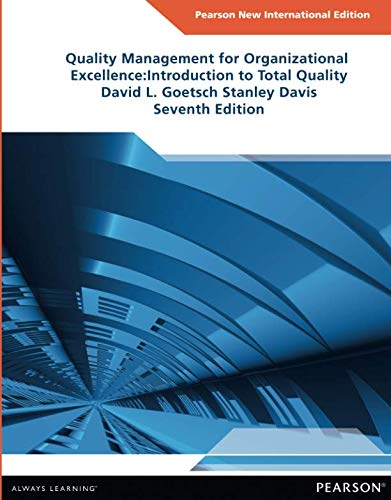 Quality Management for Organizational Excellence (PNIE) [Paperback] 7e by David Goetsch - Smiling Bookstore