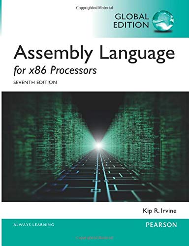 Assembly Language for x86 Processors [Paperback] 7e by Kip Irvine