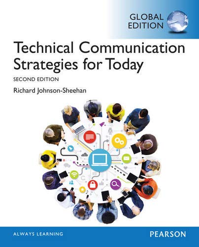 Technical Communication Strategies for Today [Paperback] 2e by Richard Johnson-Sheehan