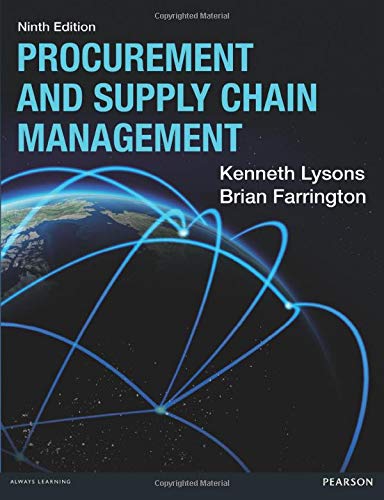 Procurement and Supply Chain Management [Paperback] 9e by Kenneth Lysons - Smiling Bookstore