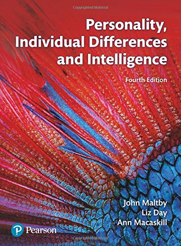Personality, Individual Differences and Intelligence [Paperback] 4e by John Maltby - Smiling Bookstore