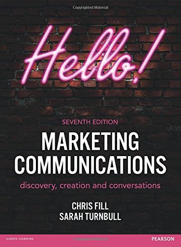 Marketing Communications: discovery, creation and conversations [Paperback] 7e by Fill - Smiling Bookstore :-)