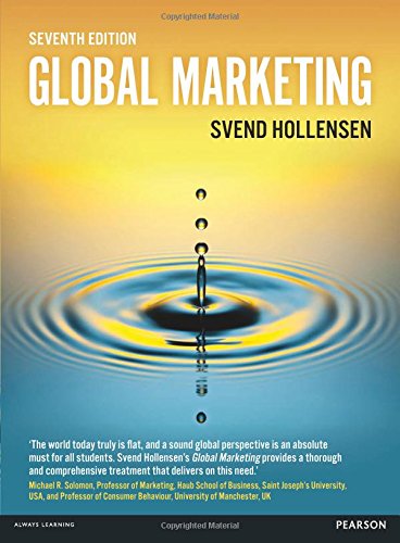 Global Marketing [Paperback] 7e by Hollensen, Svend - Smiling Bookstore :-)