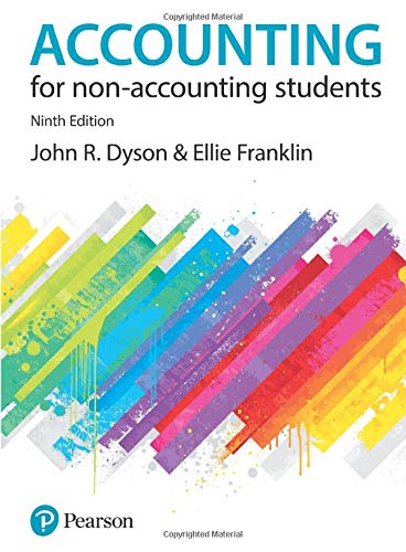 Accounting for Non-Accounting Students [Paperback] 9e by John Dyson - Smiling Bookstore