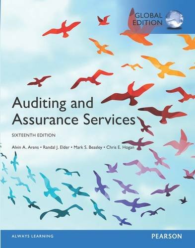 Auditing and Assurance Services [Paperback] 16e by Alvin A. Arens - Smiling Bookstore