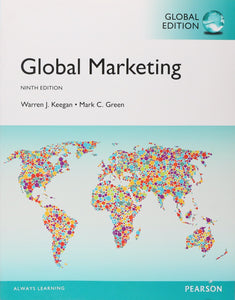 Global Marketing, Global Edition [Paperback] 9e by Warren J. Keegan - Smiling Bookstore