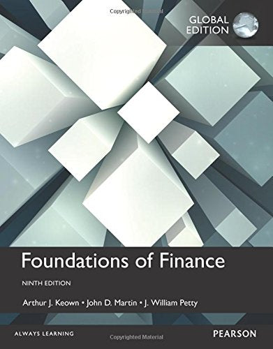 Foundations of Finance, Global Edition [Paperback] 9e by Keown - Smiling Bookstore :-)