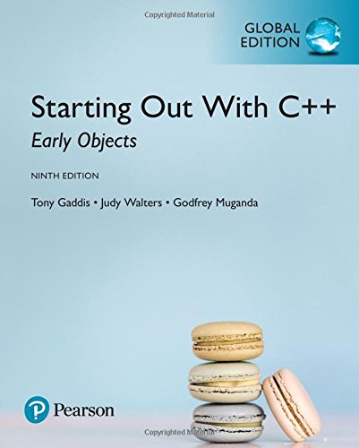 Starting Out with C++: Early Objects, Global Edition [Paperback] 9e by Gaddis - Smiling Bookstore