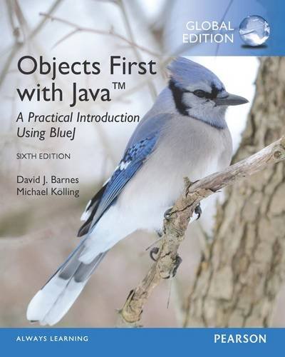 Objects First with Java: A Practical Introduction Using BlueJ [Paperback] 6e by Barnes - Smiling Bookstore