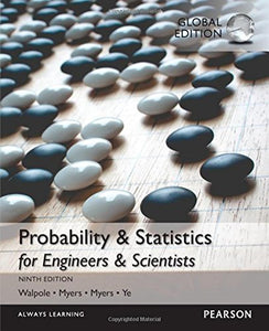 Probability & Statistics for Engineers & Scientists, Global Edition [Paperback] 9e by Walpole - Smiling Bookstore