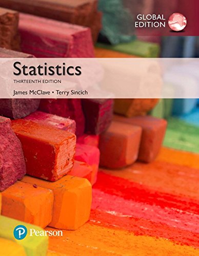 Statistics, Global Edition [Paperback] 13e by James T. McClave - Smiling Bookstore