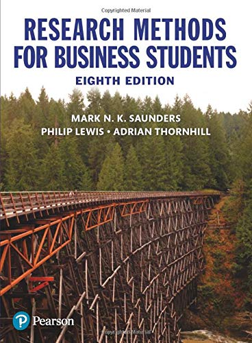 Research Methods for Business Students [Paperback] 8e by Saunders - Smiling Bookstore