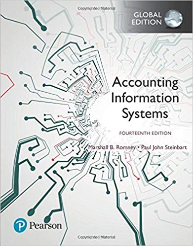 Accounting Information Systems, Global Edition [Paperback] 14e by Romney - Smiling Bookstore :-)