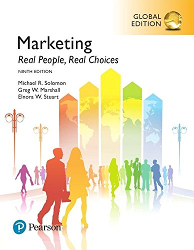 Marketing: Real People, Real Choices, Global Edition [Paperback] 9e by Solomon - Smiling Bookstore