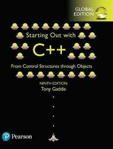 Starting Out with C++ from Control Structures through Objects [Paperback] 9e by Gaddis - Smiling Bookstore