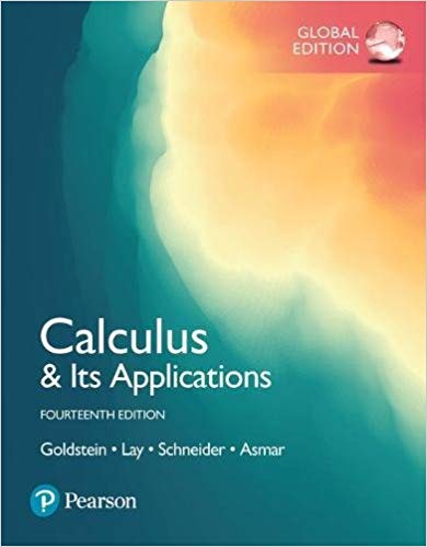 Calculus & Its Applications, Global Edition [Paperback] 14e by Goldstein - Smiling Bookstore :-)