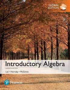 Introductory Algebra [Paperback] 11e by Margaret Lial - Smiling Bookstore