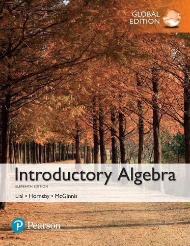 Introductory Algebra [Paperback] 11e by Margaret Lial - Smiling Bookstore