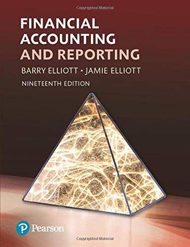 Financial Accounting and Reporting [Paperback] 19e by Elliott