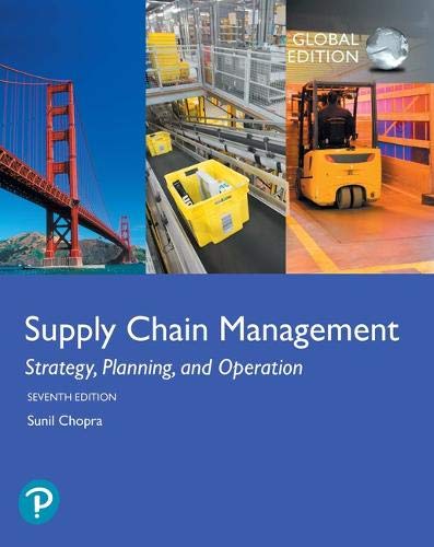 Supply Chain Management: Strategy, Planning, and Operation [Paperback] 7e by Sunil Chopra - Smiling Bookstore
