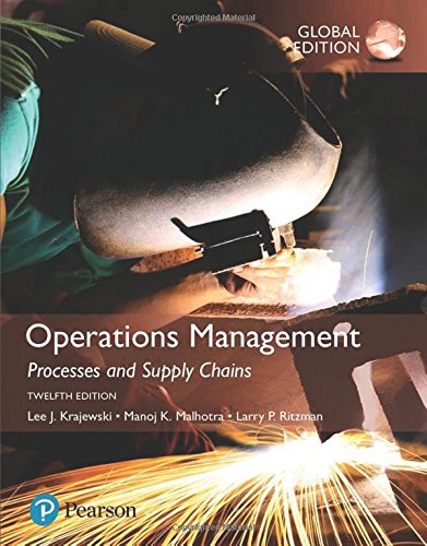 Operations Management: Processes and Supply Chains [Paperback] 12e by Krajewski - Smiling Bookstore