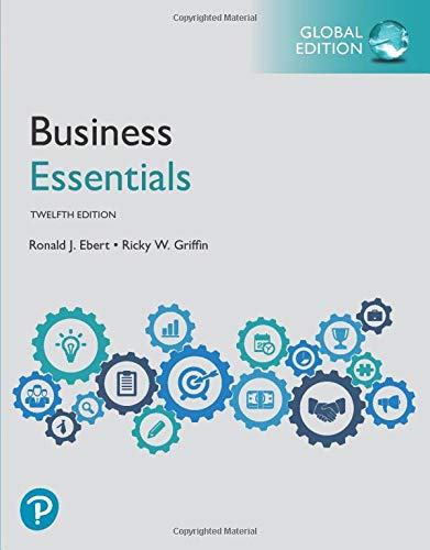 Business Essentials, Global Edition [Paperback] 12e by Ebert - Smiling Bookstore