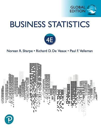 Business Statistics [Paperback] 4e by Norean Sharpe