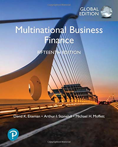 Multinational Business Finance, Global Edition [Paperback] 15e by Eiteman