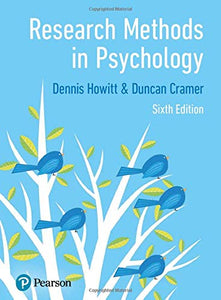 Research Methods in Psychology [Paperback] 6e by Dr Dennis Howitt