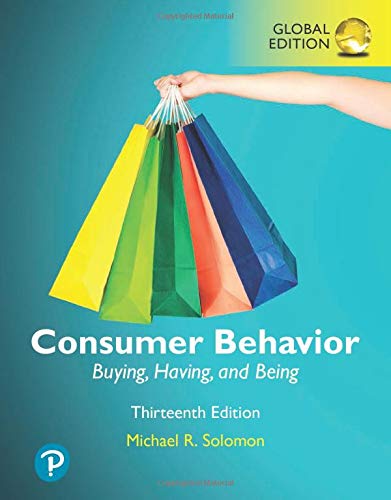 Consumer Behavior: Buying, Having, and Being [Paperback] 13e by Michael Solomon - Smiling Bookstore