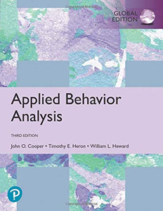 Applied Behavior Analysis, Global Edition [Paperback] 3e by Cooper - Smiling Bookstore