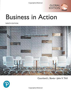 Business in Action, Global Edition [Paperback] 9e by Bovee - Smiling Bookstore